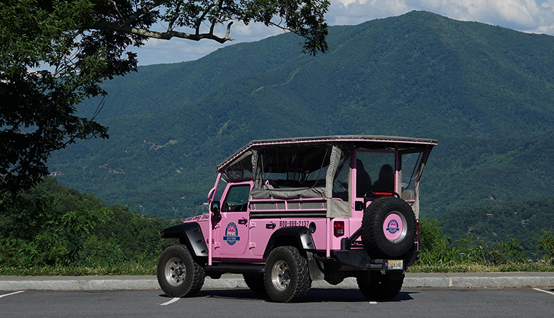 Pink Jeep Tours of the Smoky Mountains